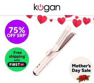 Kogan 2-in-1 Curling Wand & Hair Straightener Product Image
