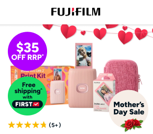 Fujifilm Instax Mini Link 2 Smartphone Printer Bundle (Soft Pink) Product Image