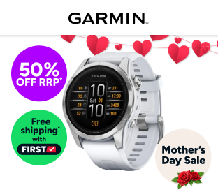 Garmin Epix Pro Gen 2 Smart Sports Watch (Silver with Whitestone Band, 42mm) Product Image