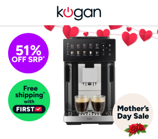 Kogan Lux Fully Automatic Touch Coffee Machine Product Image