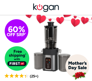 Kogan Cold Press Juicer with Large Feed Chute Product Image