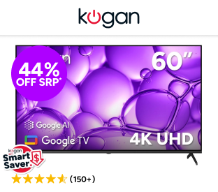 Kogan 60" LED 4K Smart AI Google TV Product Image