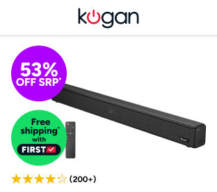 Kogan 2.1 Channel 140W Dolby Atmos Soundbar with Built-in Subwoofer Product Image