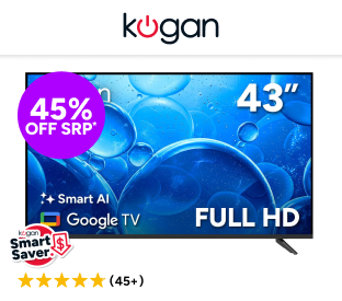 Kogan 43" LED Full HD Smart AI Google TV Product Image