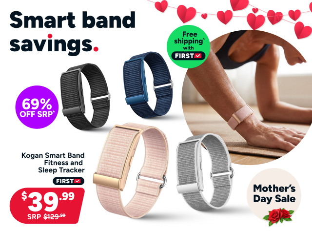 Kogan Smart Band Fitness and Sleep Tracker - $39.99*
