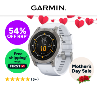 Garmin Epix Pro Gen 2 Sapphire Smart Sports Watch (Titanium with Whitestone Band, 47mm) Product Image