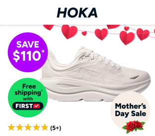 Hoka Women's Bondi 9 Running Shoes (White/White) Product Image