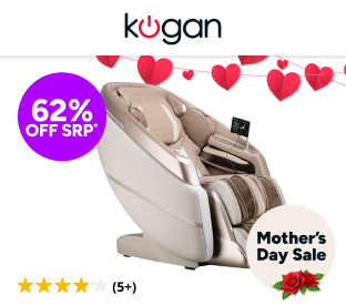 Kogan VitalityElite 4D Zero-Gravity SL-Track Massage Recliner Chair (Beige) Product Image