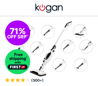Kogan Premium 15-in-1 Steam Mop Product Image