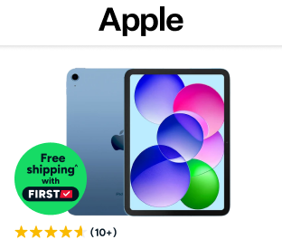 Apple iPad 10.9inch 10th Gen (64GB,Wi-Fi,Blue)  Product Image