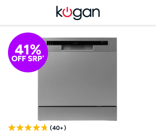 Kogan Benchtop Dishwasher (8 Place, Stainless Steel) Product Image