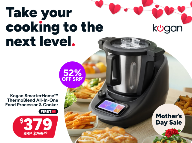 Kogan SmarterHome™ ThermoBlend All-In-One Food Processor & Cooker