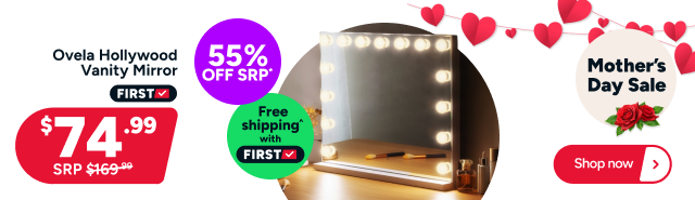 Ovela Hollywood Vanity Mirror