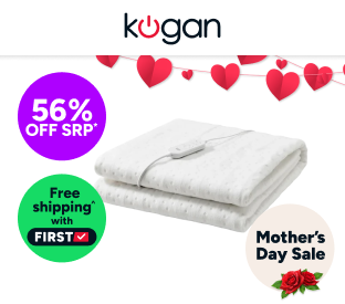 Kogan SmarterHome™ Electric Fitted Blanket (Queen) Product Image