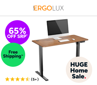 Ergolux Electric Standing Desk 120 x 60cm Product Image