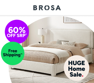 Brosa Havenne Boucle Bed Frame (Queen) Product Image