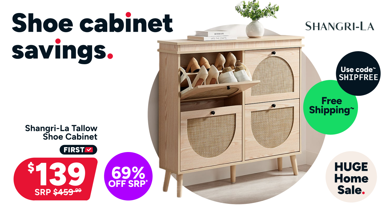 Shangri-La Tallow Shoe Cabinet
