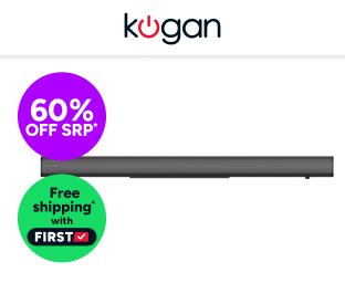 Kogan 2.1 Channel 110W Dolby Soundbar with Built-in Subwoofer Product Image