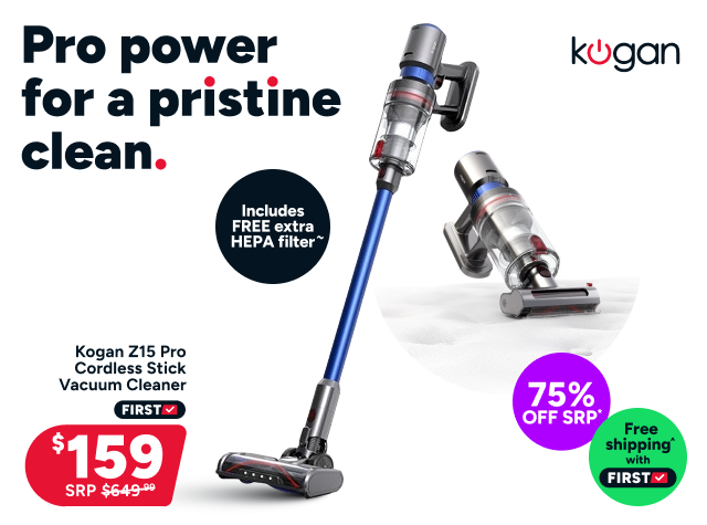 Kogan Z15 Pro Cordless Stick Vacuum Cleaner