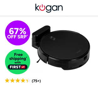 Kogan SmarterHome™ LX14 Laser Robot Vacuum Cleaner and Mop Product Image