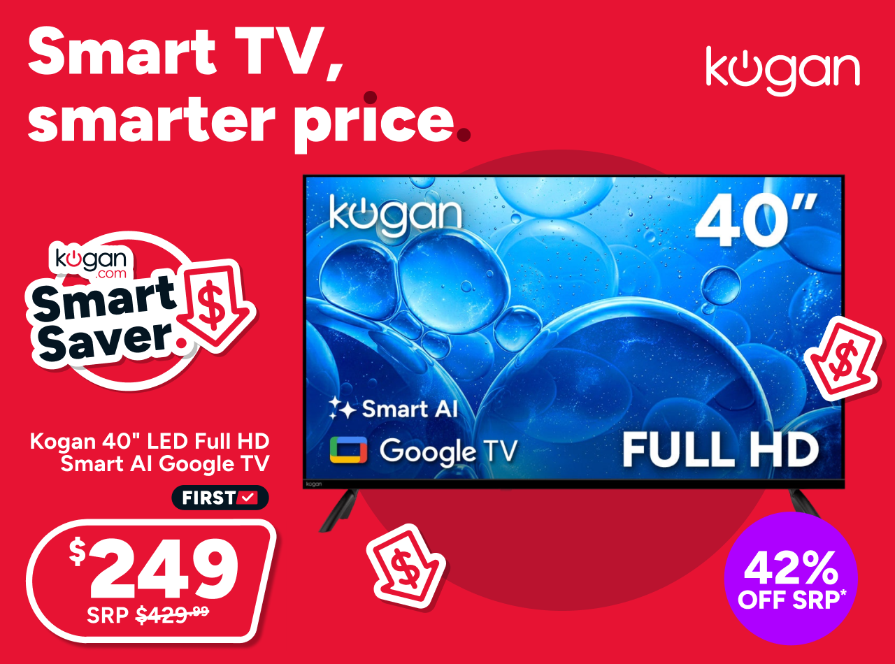 Kogan 40" LED Full HD Smart AI Google TV