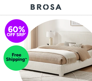 Brosa Havenne Boucle Bed Frame (Queen) Product Image