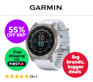 Garmin Epix Pro Gen 2 Sapphire Smart Sports Watch (Titanium with Whitestone Band, 51mm) Product Image