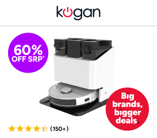 Kogan SmarterHome™ LX20 Pro Ultra Robot Vacuum and Mop with Self-Cleaning and Drying Product Image