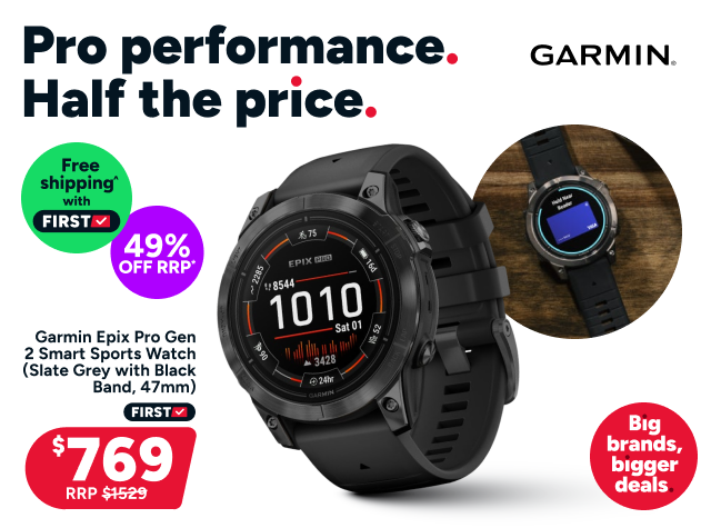 Garmin Epix Pro Gen 2 Smart Sports Watch (Slate Grey with Black Band, 47mm)