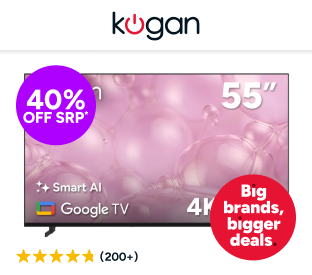 Kogan 55" LED 4K Smart AI Google TV Product Image