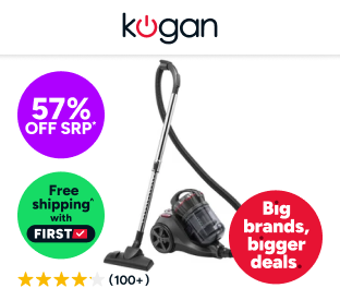 Kogan Cat & Dog Bagless Vacuum Cleaner with Turbo Brush Product Image