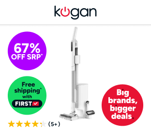 Kogan MX15 Ultralight Stick Vacuum Cleaner with Auto-Empty Dock Product Image