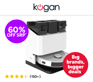 Kogan SmarterHome™ LX20 Pro Ultra Robot Vacuum and Mop with Self-Cleaning and Drying Product Image