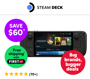 Valve Steam Deck OLED Handheld Gaming Console (512GB) Product Image