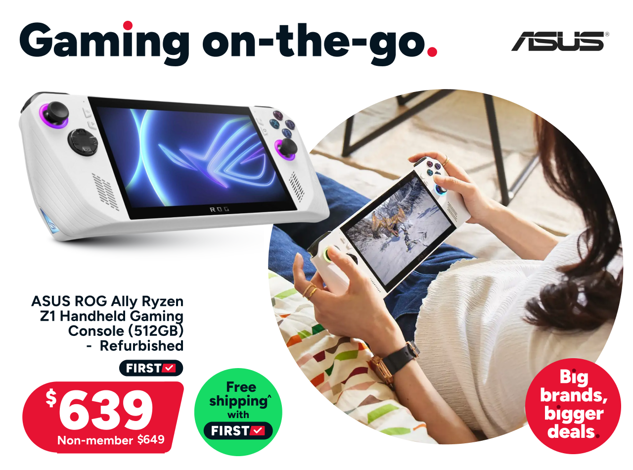 ASUS ROG Ally Ryzen Z1 Handheld Gaming Console (512GB) - Refurbished