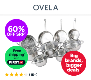 Ovela 9 Piece Stainless Steel Cookware Set Product Image