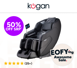 Kogan DeepSpinal Pro 4D Zero-Gravity SL-Track Massage Recliner Chair (Charcoal) Product Image