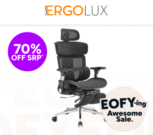 Ergolux Pro Max Ergonomic Mesh Office Chair with Footrest Product Image