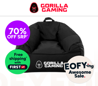 Gorilla Gaming Pro Bean Bag Product Image