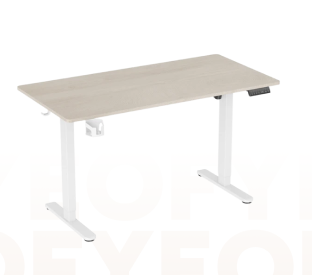 Ergolux Electric Standing Desk 140 x 70cm (Oak/White) Product Image