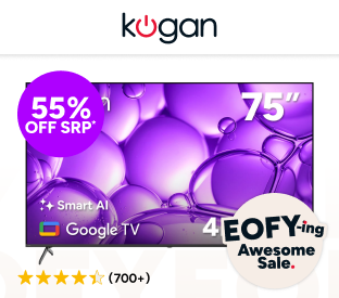 Kogan 75" LED 4K Smart AI Google TV Product Image