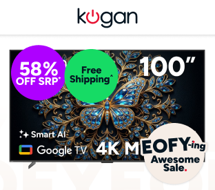 Kogan 100" Mini-LED QLED 4K 144Hz Smart AI Google TV Product Image