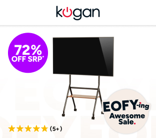 Kogan Studio TV Trolley with Shelf for 37" - 86" TVs Product Image
