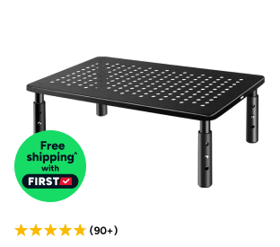 Height Adjustable Ergonomic Laptop and Monitor Riser Stand Product Image