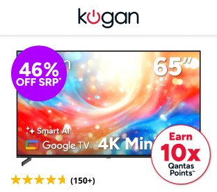Kogan 65" Mini-LED QLED 4K Smart AI Google TV Product Image