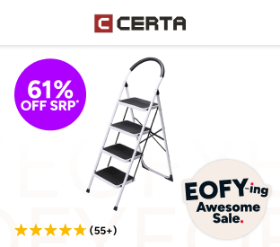 Certa Steel Frame 4-Step Folding Ladder Product Image