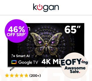 Kogan 65" Mini-LED QLED 4K Smart AI Google TV Product Image