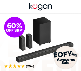 Kogan 9.1.4 Channel Dolby Atmos Soundbar with Wireless Subwoofer & Rear Speakers Product Image