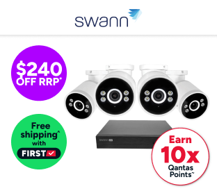 Swann AdvancedX™ Wired NVR 8 Channel 4 x 4K Security Camera System with 24/7 Recording Product Image
