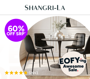 Set of 4 Shangri-La Dover Dining Chairs (Charcoal) Product Image